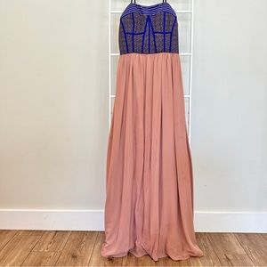 Gianni Bini Strapless Maxi Dress